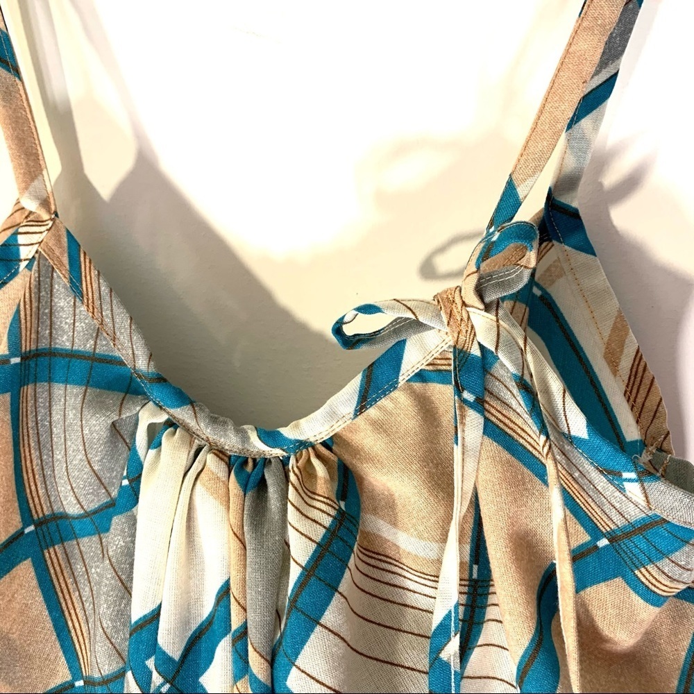 2/$35 Tammy Jo Vintage Fabric Redone Flo Crop Top - Picture 2 of 9